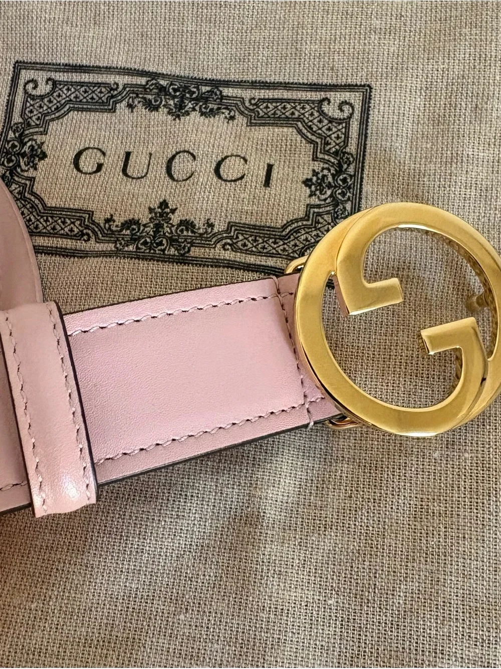 GUCCI Blondie Women’s Belt Blush Pink - NEW - Size 100/40
